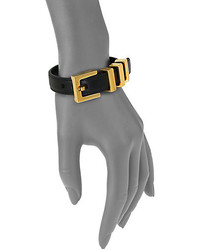 Saint Laurent Leather Buckle Bracelet