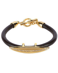 Lauren Ralph Lauren Leather Toggle Bracelet