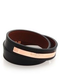 Givenchy Leather Wrap Bracelet