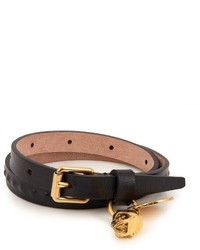 Alexander McQueen Wraparound Leather Bracelet