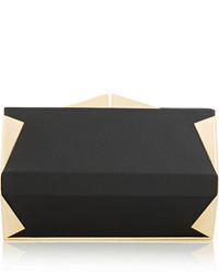 Roland Mouret Palais Royale Embellished Leather Box Clutch