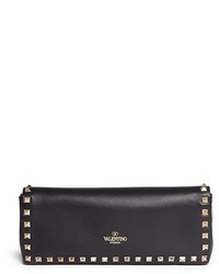 Valentino Rockstud Leather Clutch And Bangle