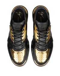 Giuseppe Zanotti Metallic Panel Sneakers