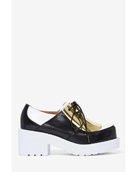 Nasty Gal Galant Leather Oxfords