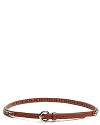 GUESS Woven Chain Skinny Belt
