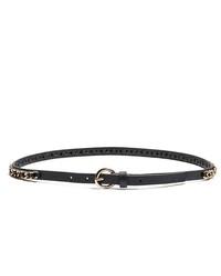 GUESS Woven Chain Skinny Belt