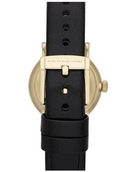 Marc by Marc Jacobs Baker Round Leather Strap Watch 28mm