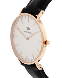 Wellington Classic Sheffield Rose Gold Rim Large Watch, $159 | Lookastic
