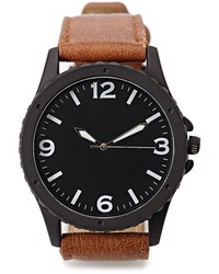 Forever 21 Faux Leather Analog Watch