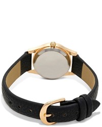 Forever 21 Faux Leather Geo Faced Watch
