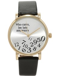 Forever 21 Faux Leather Late Watch