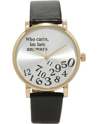 Forever 21 Faux Leather Late Watch