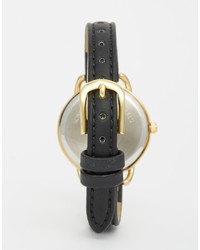 Limit Gold Face Leather Strap Watch