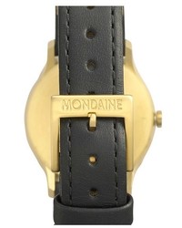 Mondaine Helvetica No1 Light Round Leather Strap Watch 26mm