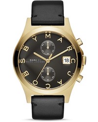 Marc by Marc Jacobs Leather Slim Chronograph Watch 38mm
