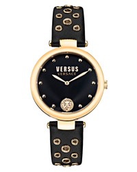 Versus Versace Los Feliz Grommet Leather Watch