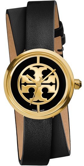 Tory Burch Reva Logo Dial Double Wrap Leather Strap Watch 28mm, $295 |  Nordstrom | Lookastic