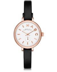 Marc by Marc Jacobs Sally 28 Mm Stainless Steel And Leather Strap Watch