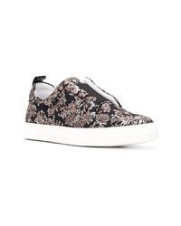 Pierre Hardy Embroidered Slider Sneakers