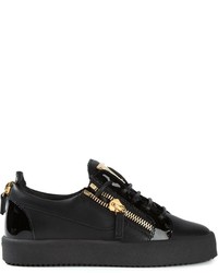Giuseppe Zanotti Design Side Zip Detail Sneakers, $564 | farfetch.com ...