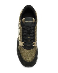 Emporio Armani Glitter Detail Sneakers