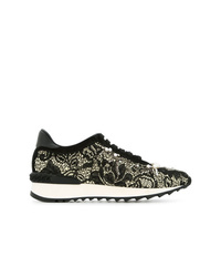 Casadei Pearl Lace Sneakers