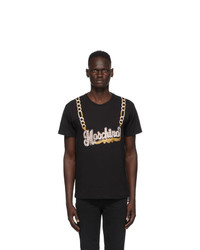 Moschino Black Macro Necklace T Shirt