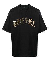 Diesel Foil Print Logo T Shirt