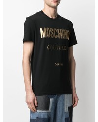 Moschino Lettering Logo Stamp T Shirt