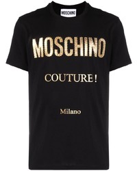 Moschino Lettering Logo Stamp T Shirt