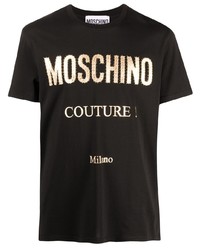 Moschino Lettering Logo Stamp T Shirt