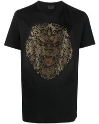 Billionaire Lion Print T Shirt