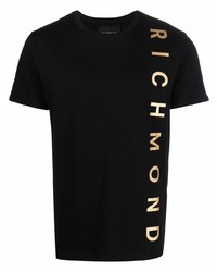 John Richmond Logo Graphic Print Cotton T Shirt