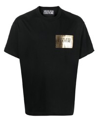 VERSACE JEANS COUTURE Logo Patch Short Sleeved T Shirt
