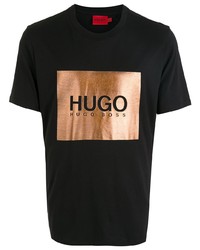 Hugo Logo Print Cotton T Shirt