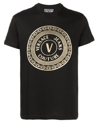 VERSACE JEANS COUTURE Logo Print Short Sleeved T Shirt