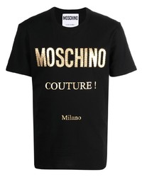 Moschino Logo Print Short Sleeved T Shirt