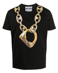 Moschino Necklace Print T Shirt