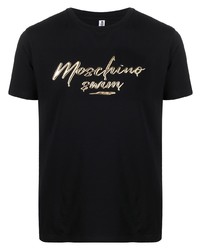 Moschino Swim Logo Crew Neck T Shirt