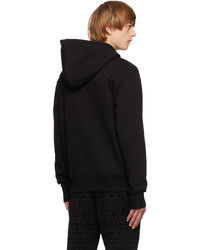 VERSACE JEANS COUTURE Black Bonded Hoodie