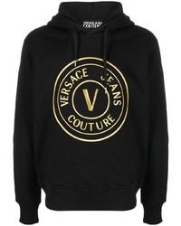 VERSACE JEANS COUTURE Logo Print Detail Hoodie