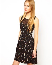 Yumi Dress In Parrot Cocktail Print