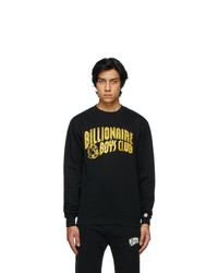 Billionaire Boys Club Black And Gold Glitter Arch Logo Sweatshirt