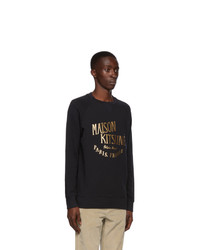 MAISON KITSUNÉ Black Palais Royal Sweatshirt