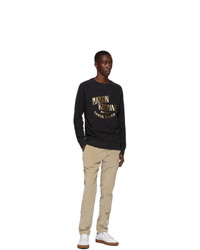 MAISON KITSUNÉ Black Palais Royal Sweatshirt