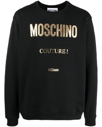 Moschino Stitched Logo Lettered Sweatshirt