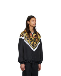 Versace Black And Gold Le Pop Classique Track Jacket