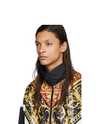 Versace Black And Gold Le Pop Classique Track Jacket