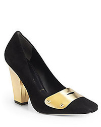 Black and Gold Pumps
