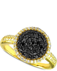 EFFY Caviar By Black And White Diamond Dome Ring In 14k Gold